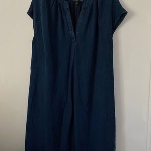 Banana Republic dark blue lightweight Denim dress - L